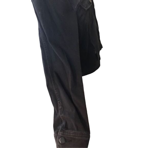 Chambrai black Athleisure zip front jacket - Picture 5 of 11